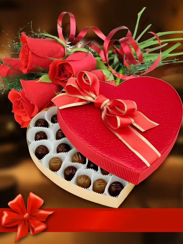 Capturas de tela do Valentine's Day - Chocolate Gift Maker iPad 