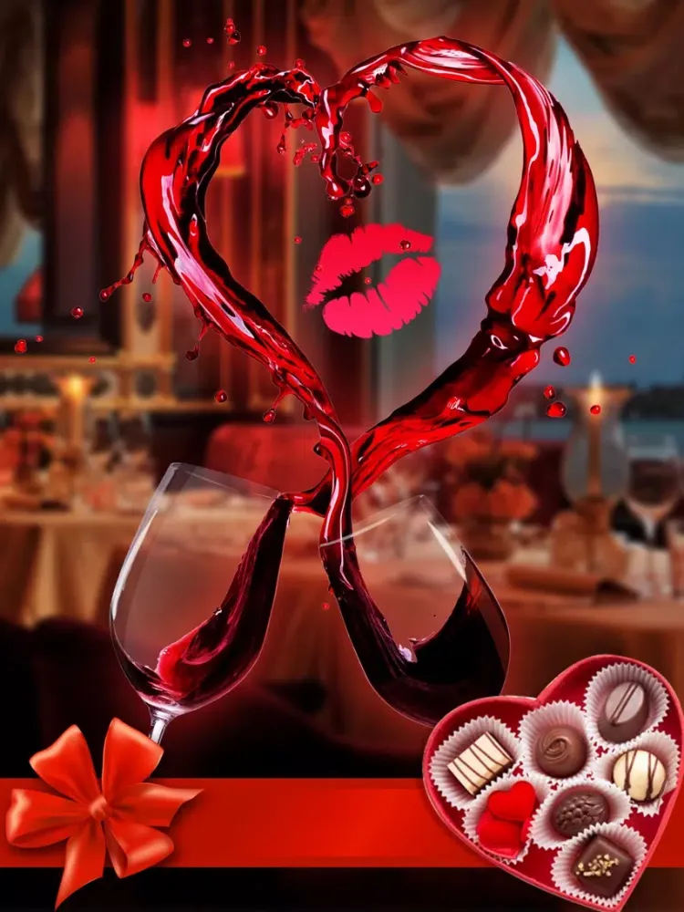 Capturas de tela do Valentine's Day - Chocolate Gift Maker iPad 