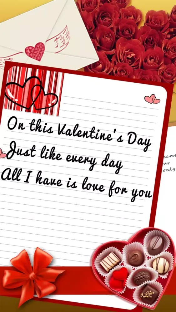 Capturas de tela do Valentine's Day - Chocolate Gift Maker