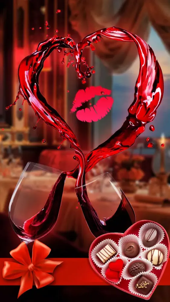 Capturas de tela do Valentine's Day - Chocolate Gift Maker