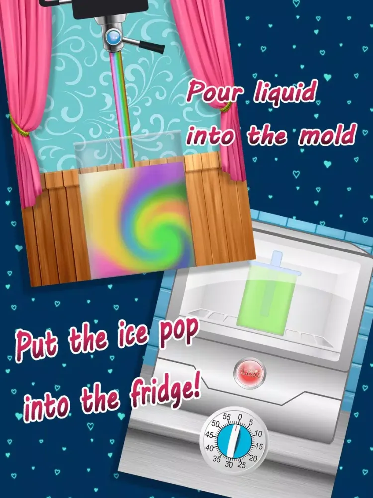 Frozen Food Maker - kids ice pops! iPad  Screenshots