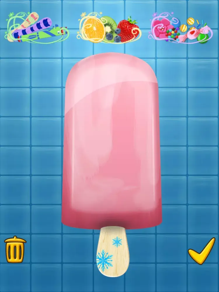 Frozen Food Maker - kids ice pops! iPad  Screenshots
