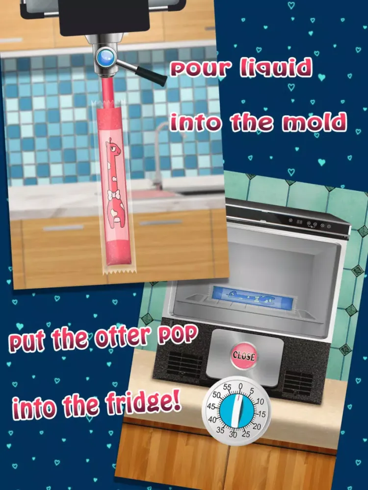 Frozen Pops Maker - kids food games iPad 应用截图