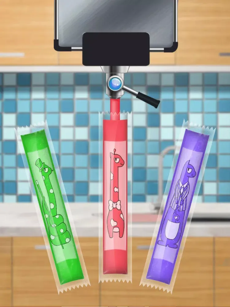 Frozen Pops Maker - kids food games iPad 应用截图