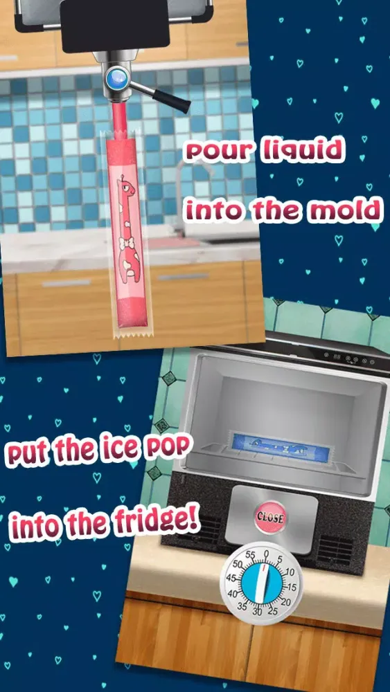 Frozen Pops Maker - kids food games应用截图