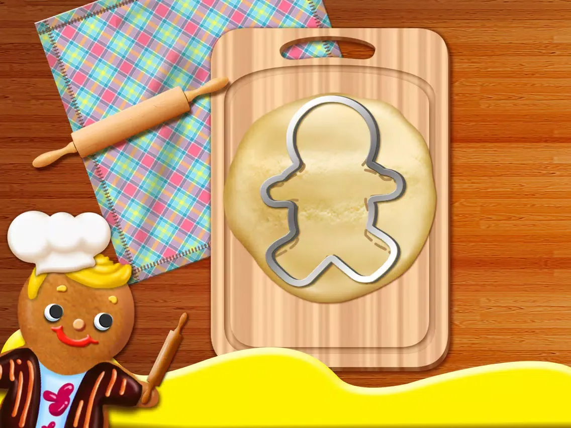 Capturas de pantalla de Gingerbread Kids - Christmas Food Games iPad 