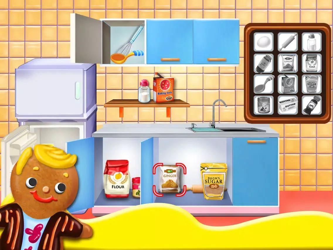 Capturas de pantalla de Gingerbread Kids - Christmas Food Games iPad 