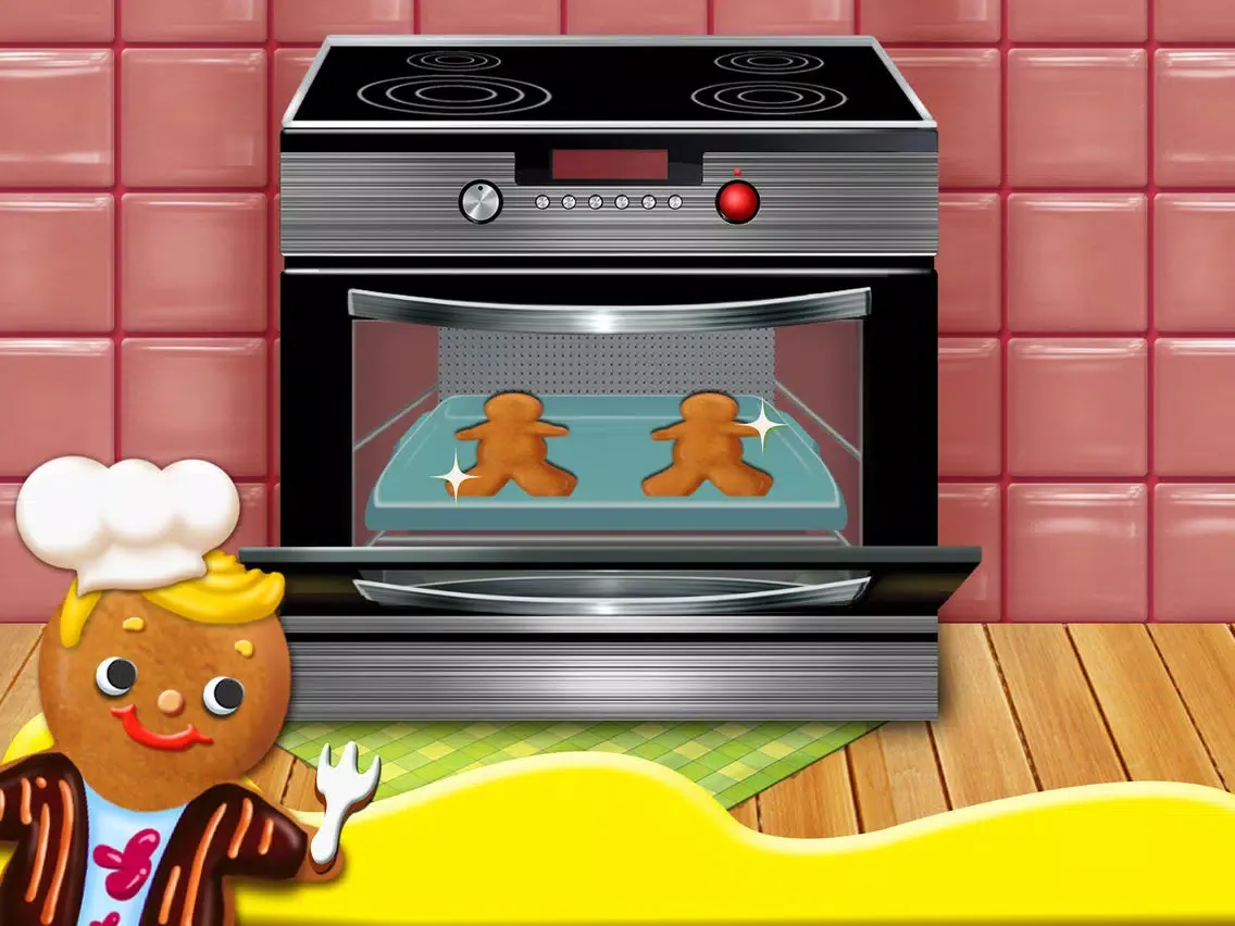 Capturas de pantalla de Gingerbread Kids - Christmas Food Games iPad 