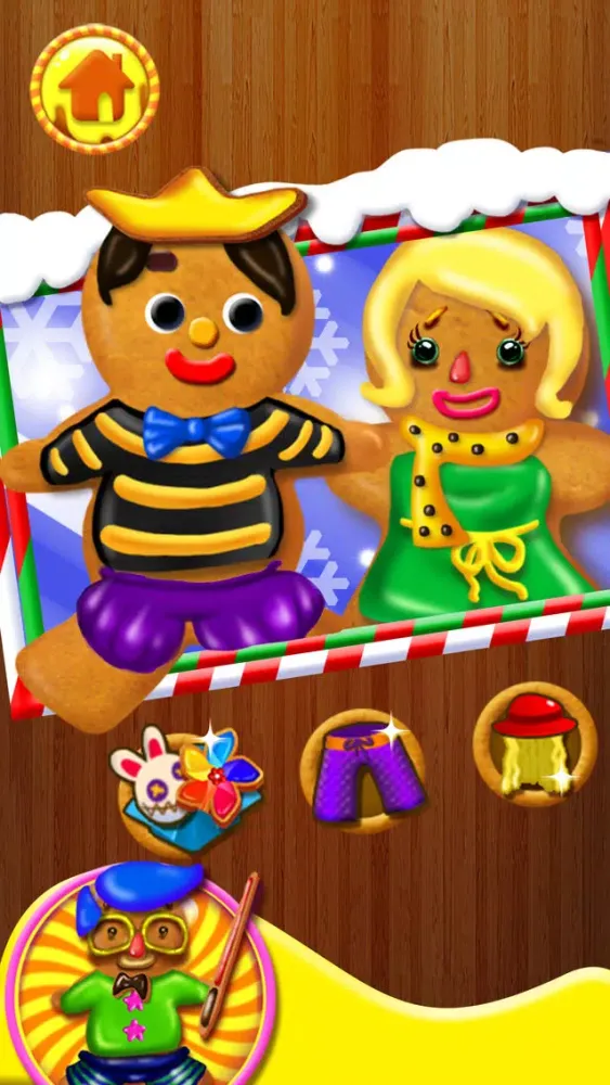 Capturas de pantalla de Gingerbread Kids - Christmas Food Games
