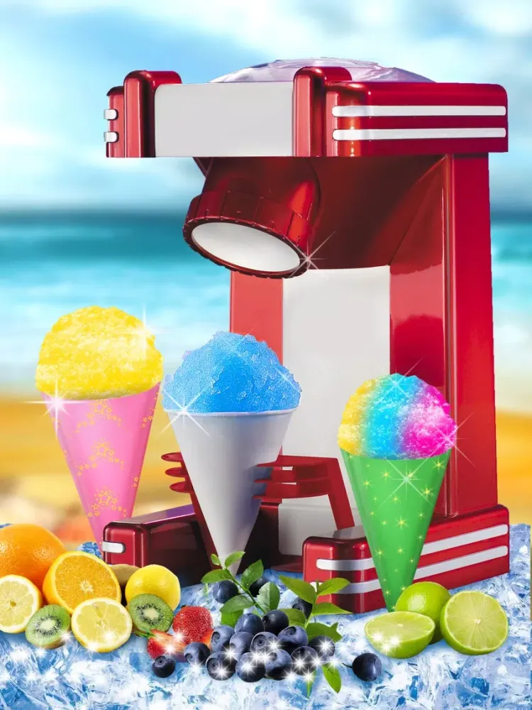Snow Cone Maker Salon - Make & Design Frozen Desserts! iPad  Screenshots