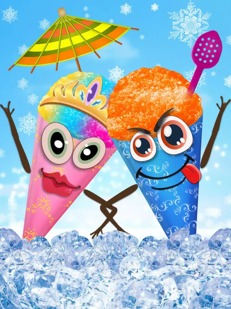 Snow Cone Maker Salon - Make & Design Frozen Desserts! iPad  Screenshots
