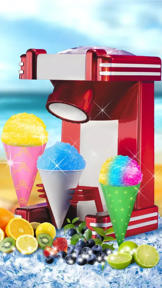 Snow Cone Maker Salon - Make & Design Frozen Desserts! Screenshots