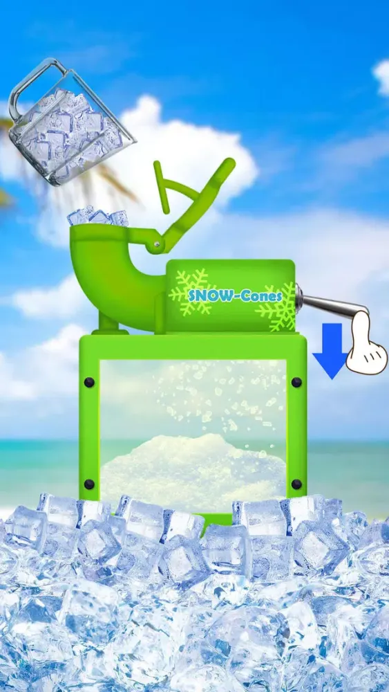 Snow Cone Maker Salon - Make & Design Frozen Desserts! Screenshots