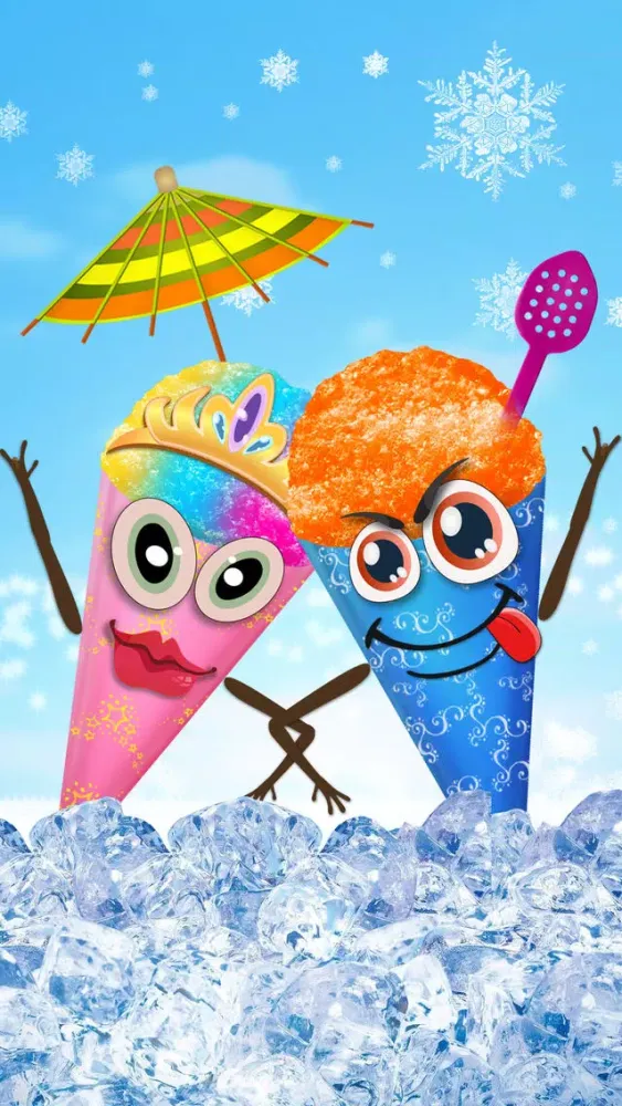 Snow Cone Maker Salon - Make & Design Frozen Desserts! Screenshots