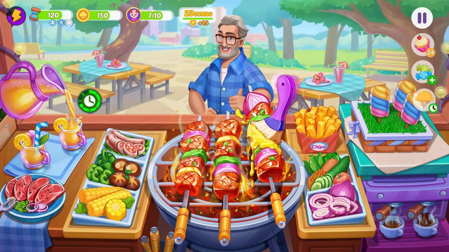 Screenshot di Cooking Town