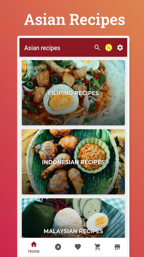Asian Recipes Screenshots