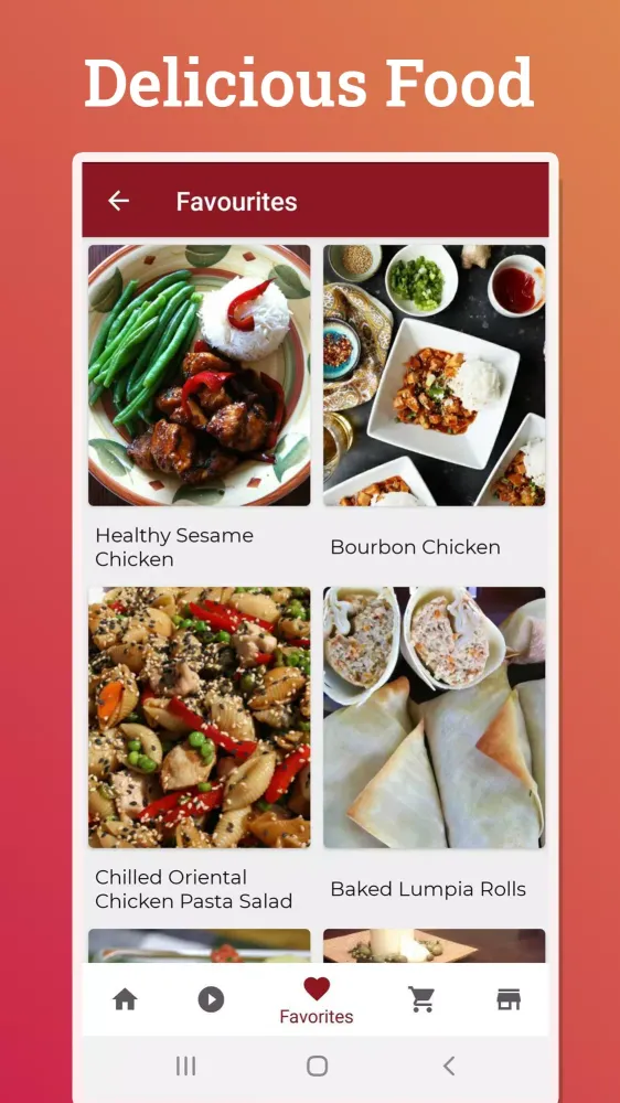 Asian Recipes Screenshots