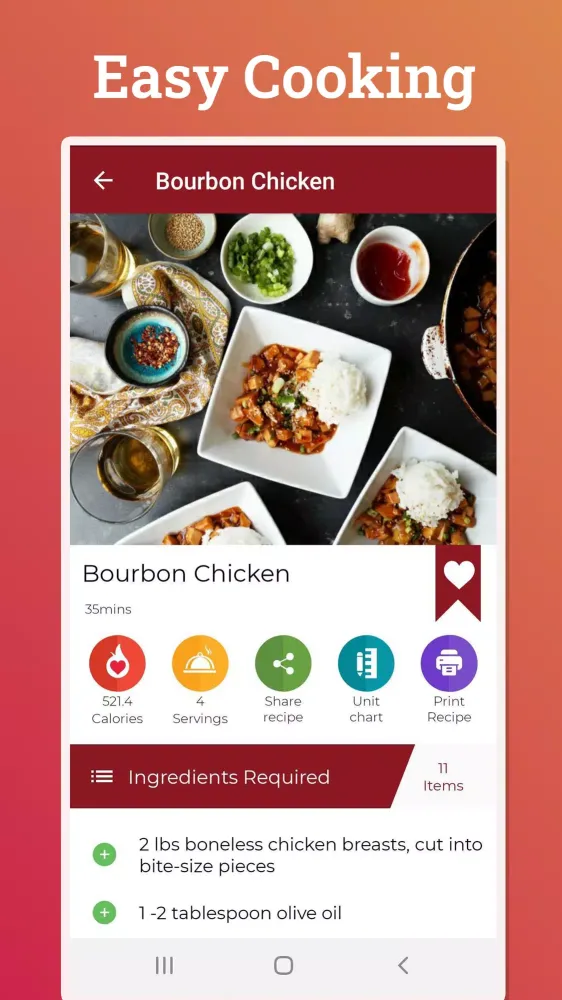 Asian Recipes Screenshots