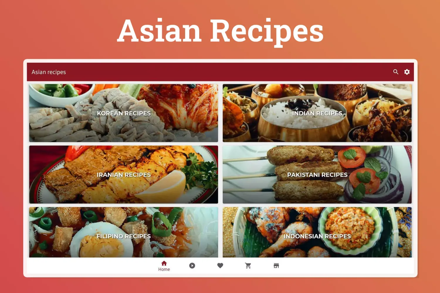 Asian Recipes Screenshots