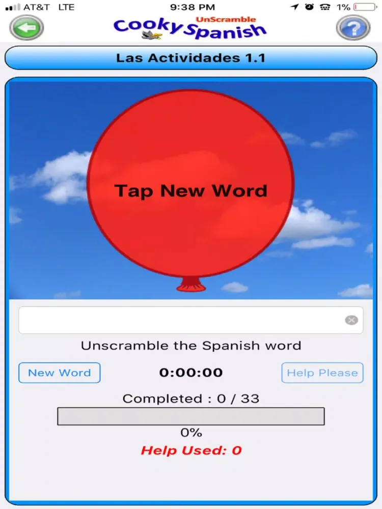 Cooky Spanish Unscramble iPad  Ekran Görüntüleri
