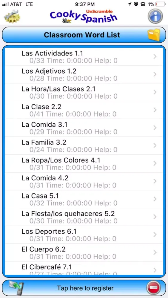 Cooky Spanish Unscramble Ekran Görüntüleri