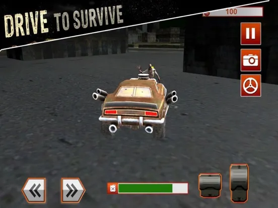 Crazy Dead Car: Zombie Kill iPad  سکرین شاٹس