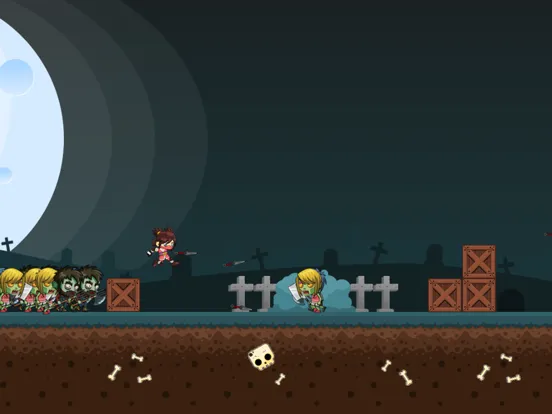 صور Super Ninja VS Zombie - Run And Fight In Graveyard iPad 