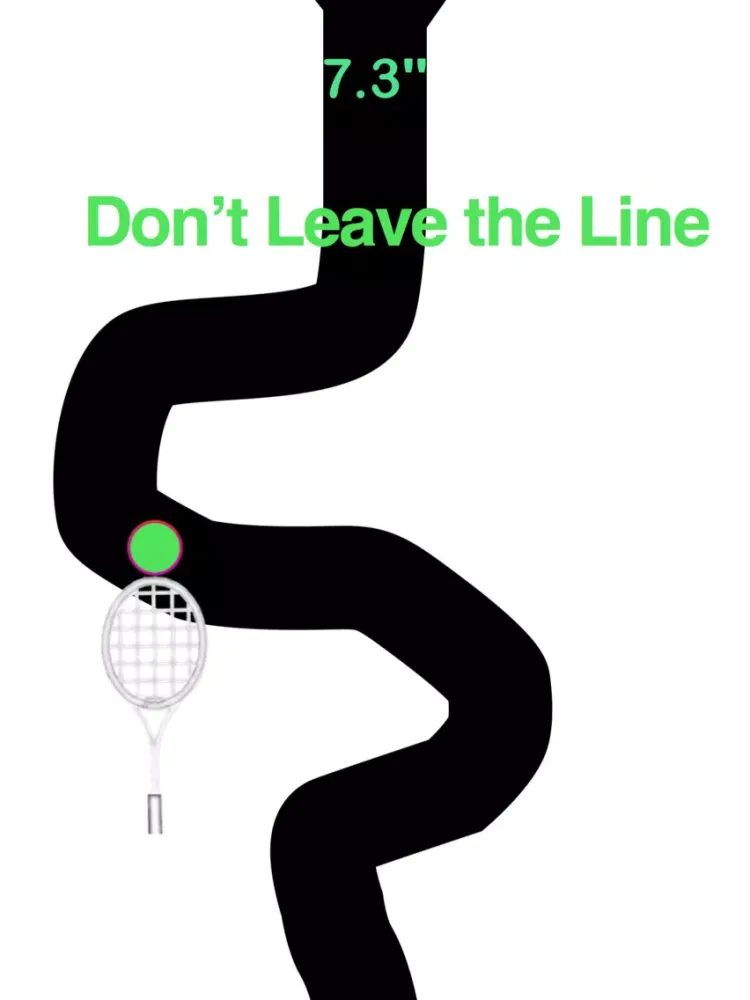 Ball In Line - Stay in the line, don't leave the line iPad  Screenshots