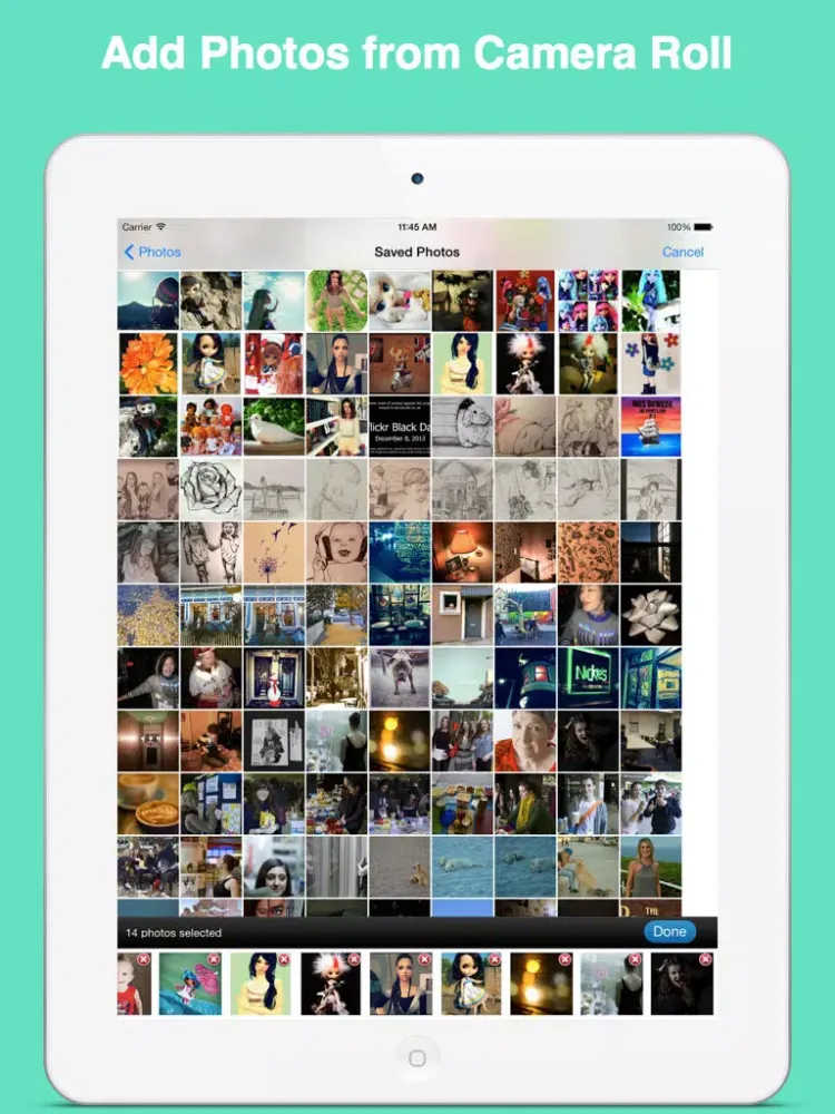 InstaMV - Music Video Maker for Instagram iPad  스크린샷