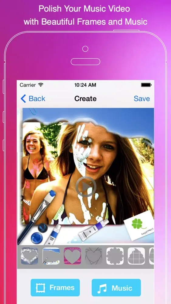 InstaMV - Music Video Maker for Instagram 스크린샷