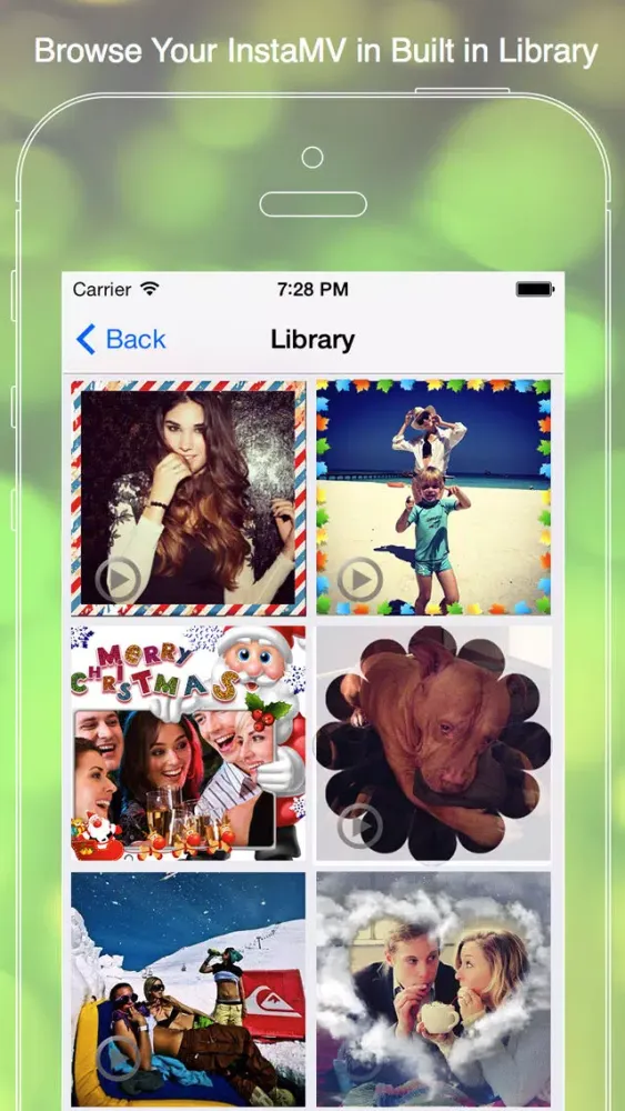 InstaMV - Music Video Maker for Instagram 스크린샷