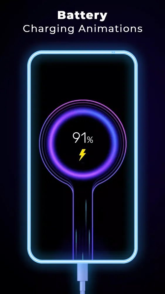 Battery Charging Animation App Screenshots