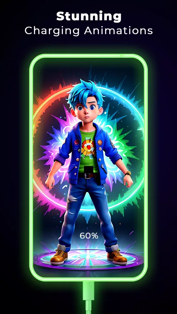 Battery Charging Animation App Screenshots