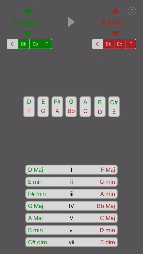 iKey Transpose Ekran Görüntüleri