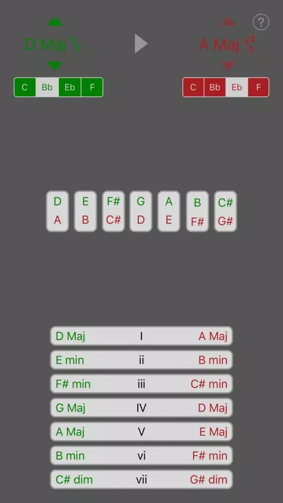 iKey Transpose Ekran Görüntüleri