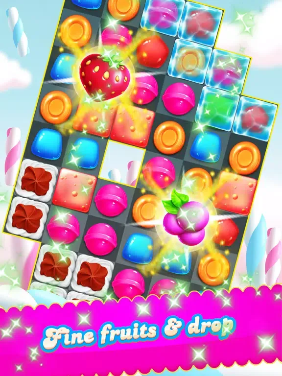 Candy Sweet - New best match 3 puzzle iPad  سکرین شاٹس