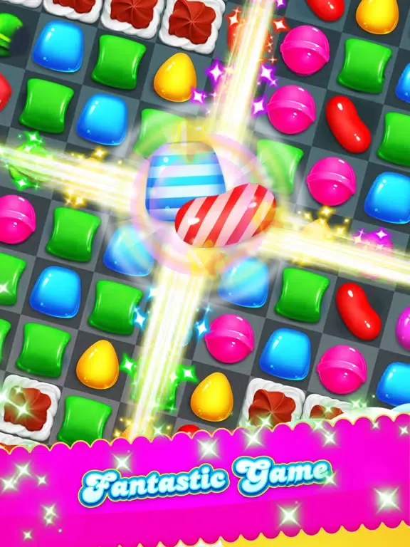 Candy Sweet - New best match 3 puzzle iPad  سکرین شاٹس