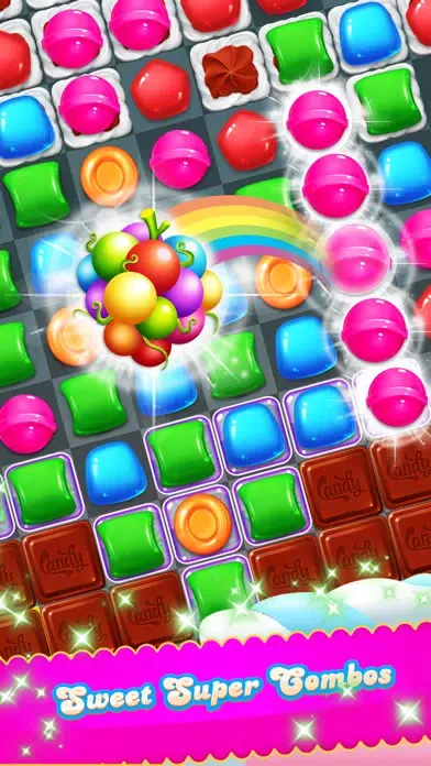 Candy Sweet - New best match 3 puzzle سکرین شاٹس
