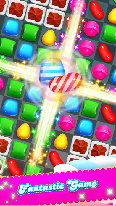 Candy Sweet - New best match 3 puzzle سکرین شاٹس