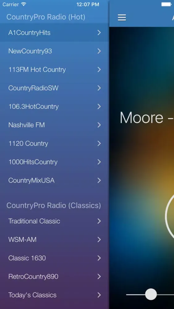 Capturas de pantalla de Country Music Pro - Songs, Radio, Music Videos & News