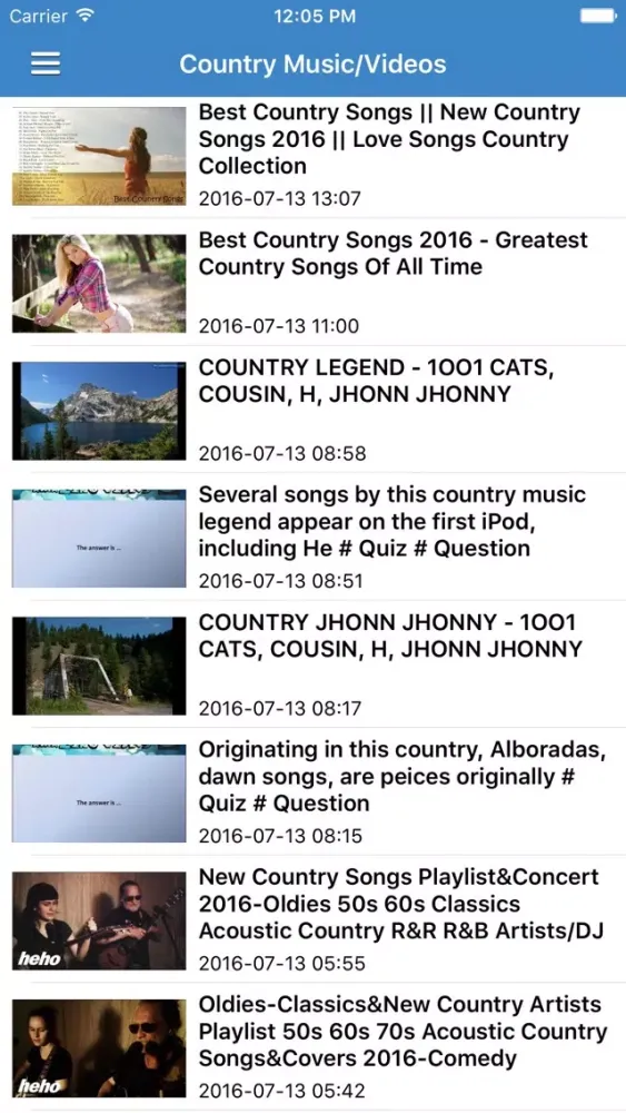 Capturas de pantalla de Country Music Pro - Songs, Radio, Music Videos & News