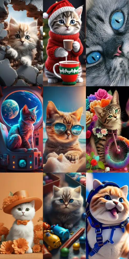 Screenshot di Cute Cat Wallpapers