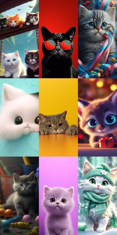 Screenshot di Cute Cat Wallpapers