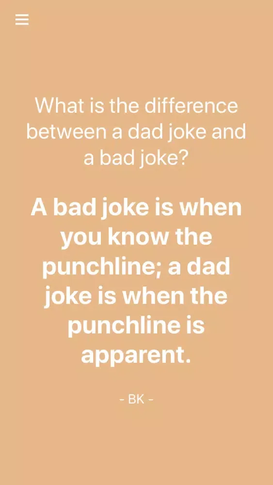 Captures d'écran de Cool Dad Dad Jokes