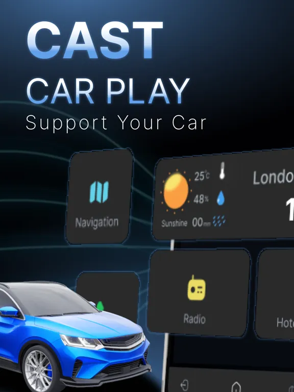 ภาพหน้าจอของ CarLink:Mirror Link Car Screen iPad 