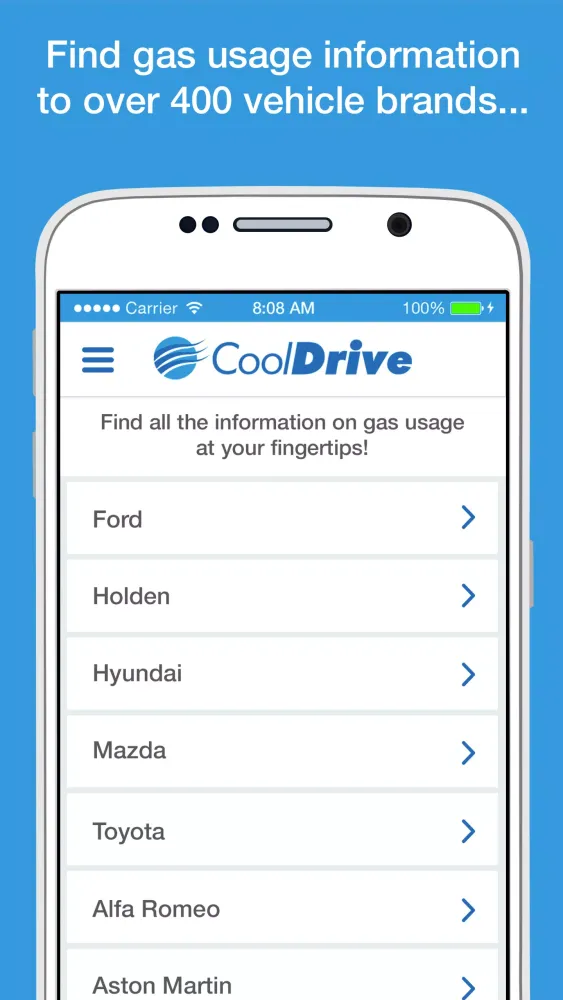 Gas Chart App - CoolDrive Screenshots