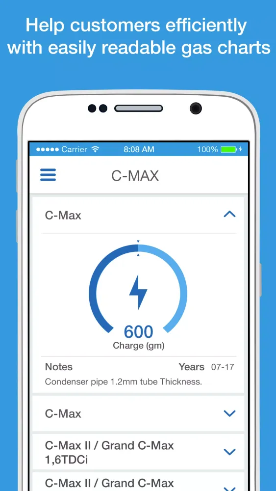 Gas Chart App - CoolDrive Screenshots