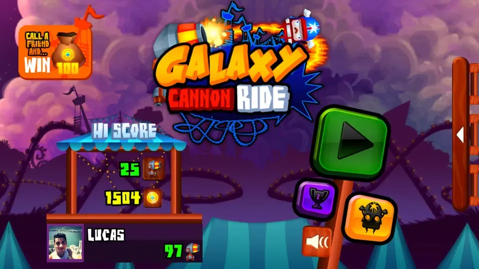 Galaxy Cannon Rider Ekran Görüntüleri