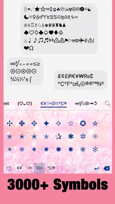 Capturas de tela do Color Fonts Keyboard: Cute Bio
