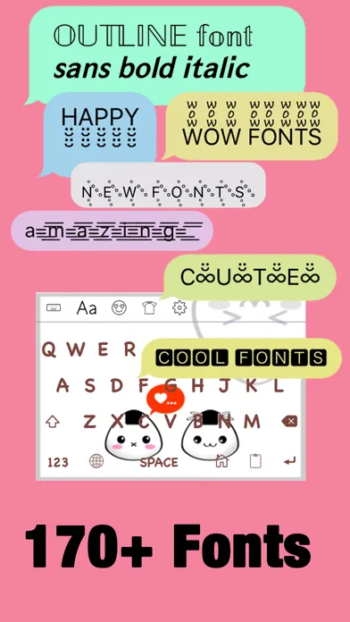 Color Fonts Keyboard Pro Ekran Görüntüleri